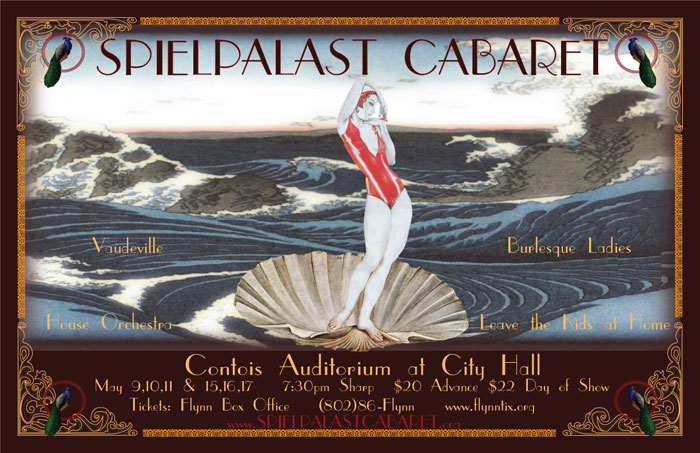 Image of Spielpalast Cabaret Poster 2008
